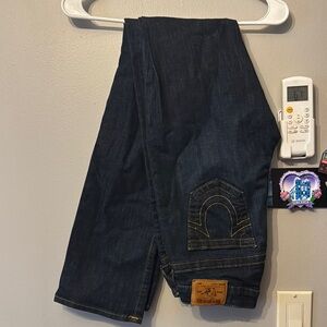 True Religion Blue‎ Straight Leg Denim Jeans
